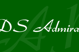 DS Admiral Font
