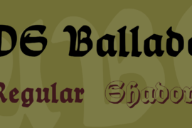 DS Ballade Font Family