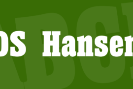 DS Hansen Font