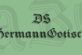 DS HermannGotisch Font