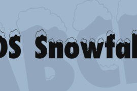 DS Snowfall Font