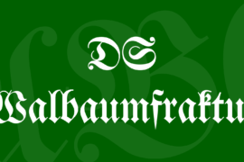 DS Walbaumfraktur Font