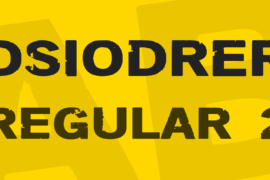 DSIODRER Font Family