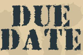 Due Date Font