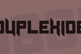 Duplexide Font