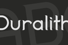 Duralith Font