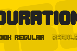 Duration Font Family
