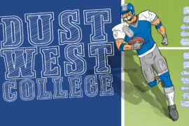 Dust West College Font