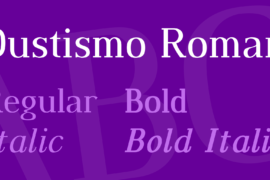 Dustismo Roman Font Family
