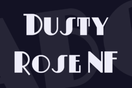 Dusty Rose NF Font
