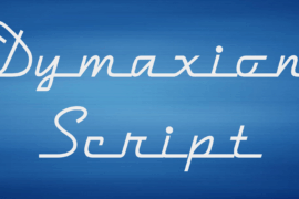 Dymaxion Script Font