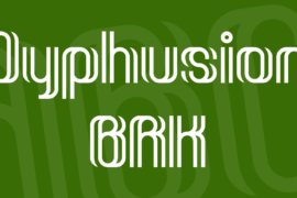 Dyphusion BRK Font