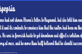 Dyspepsia Font