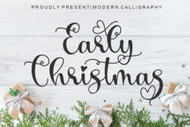 Early Christmas – Personal Use Font