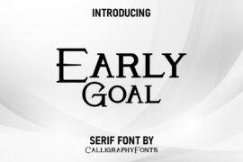 Early Goal Demo Font Family
