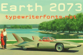 Earth 2073 Font