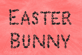 Easter Bunny Font