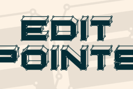 Edit Points Font Family