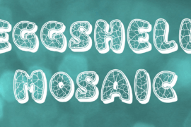Eggshell Mosaic Font