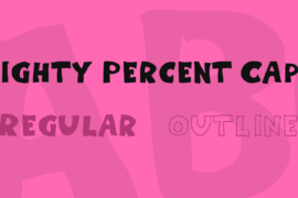 Eighty Percent Caps Font Family