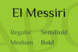 El Messiri Font Family