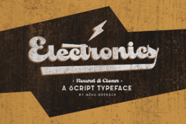 Electronics PERSONAL USE Font Family