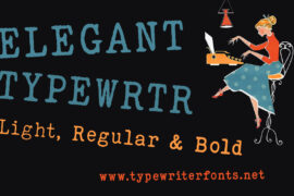 ELEGANT TYPEWRITER Font Family