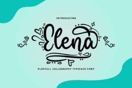 Elena Demo Font Font
