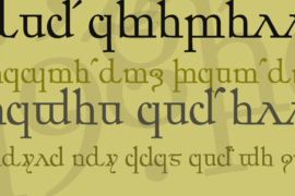 Elfic Caslin Font