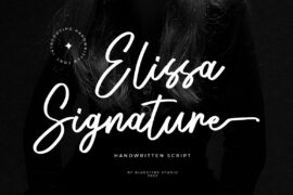 Elissa Signature Font