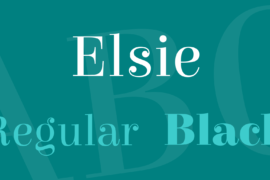 Elsie Font Family