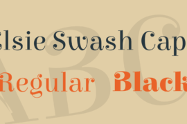 Elsie Swash Caps Font Family