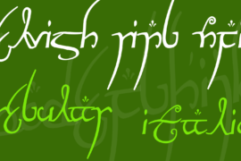 Elvish Ring NFI Font Family