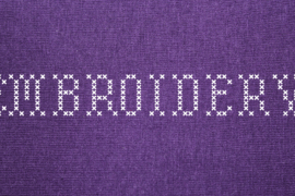 Embroidery Font