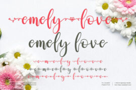 emely love Font Family