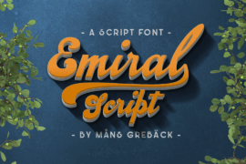 Emiral Script PERSONAL USE Font Family