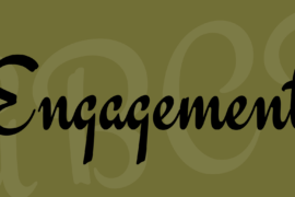 Engagement Font