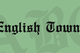 English Towne Font