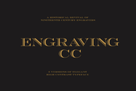 Engraving CC Font Family