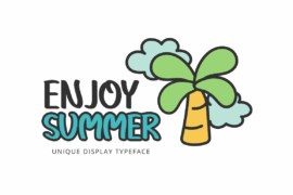Enjoy Summer Font