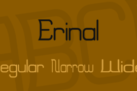 Erinal Font Family