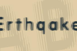 Erthqake Font