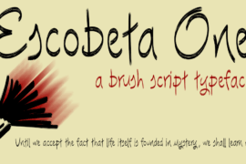 Escobeta One Font