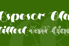 Espesor Olas Font Family
