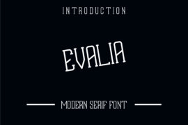 EVALIA Font