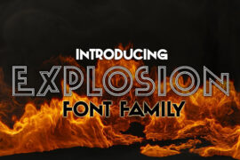 Explosion Font Family