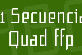 f1 Secuencia Quad ffp Font