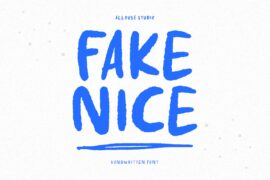 Fake Nice Demo Version Font
