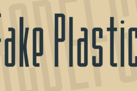 Fake Plastic Font