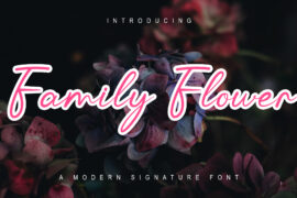 Family Flowers Font